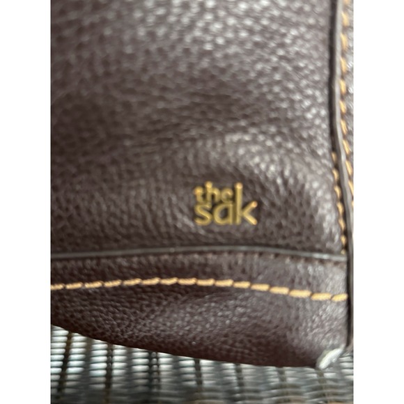 The Sak Leather Crossbody Bag Shoulder Bag Brown Everyday Purse - Picture 2 of 8